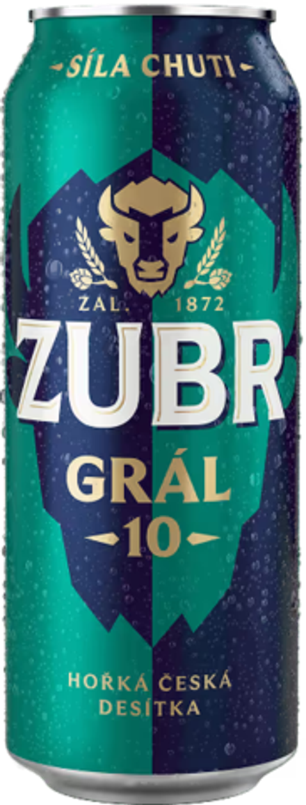 Пиво Зубр Граль / Zubr Gral 0.5 - банка