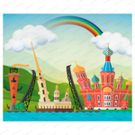 Фотообои Достопримечательности Санкт-Петербурга 079