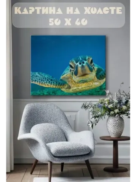 Картина на стену 40 X 50 Черепаха