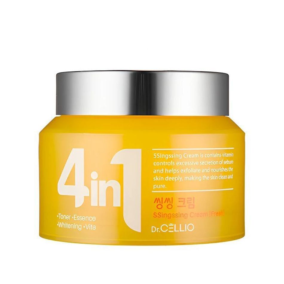 Освежающий крем с витаминами Dr.Cellio 4in1 Ssingssing Vita Cream 70мл