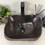 Раковина из речного камня RS-65065 44*33*15 0861