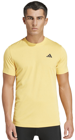 Мужская теннисная футболка Adidas Tennis Freelift T-Shirt - желтый