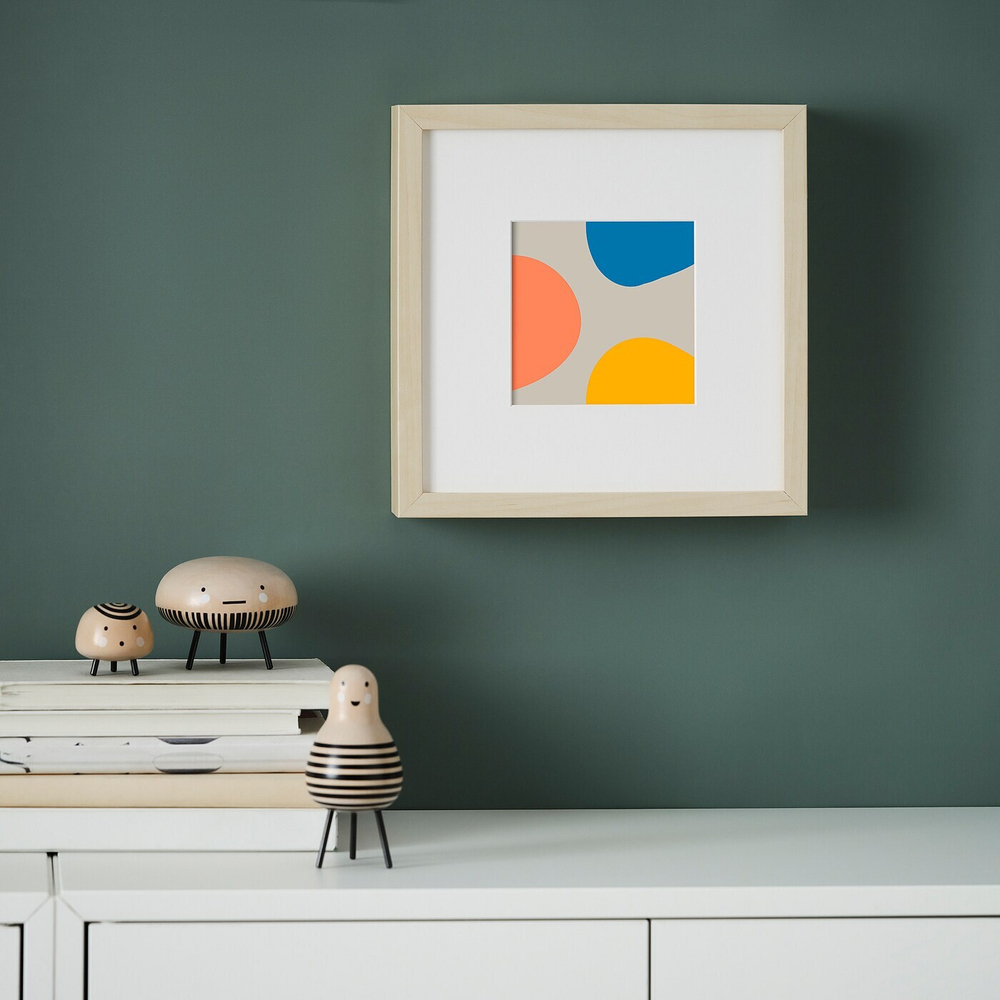 IKEA SANNAHED  (ИКЕА САННАХЕД)  -  Рамка, имитация березы, 25x25 см