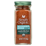 Simply Organic, приправа для гриля, «нэшвильский острый», 90 г (3,17 унции)