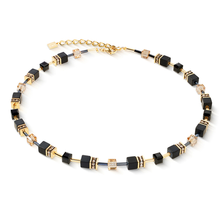 Колье Coeur de Lion Black-Gold 4018/10-1316