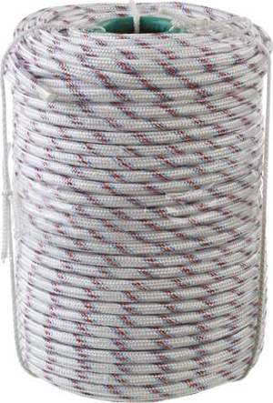 Шнур плетеный 6 мм, полипропилен, 16-прядный, 350кгс