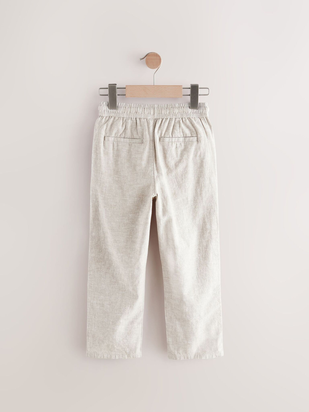 Брюки льняные для мальчика Next E42-433, Песочный