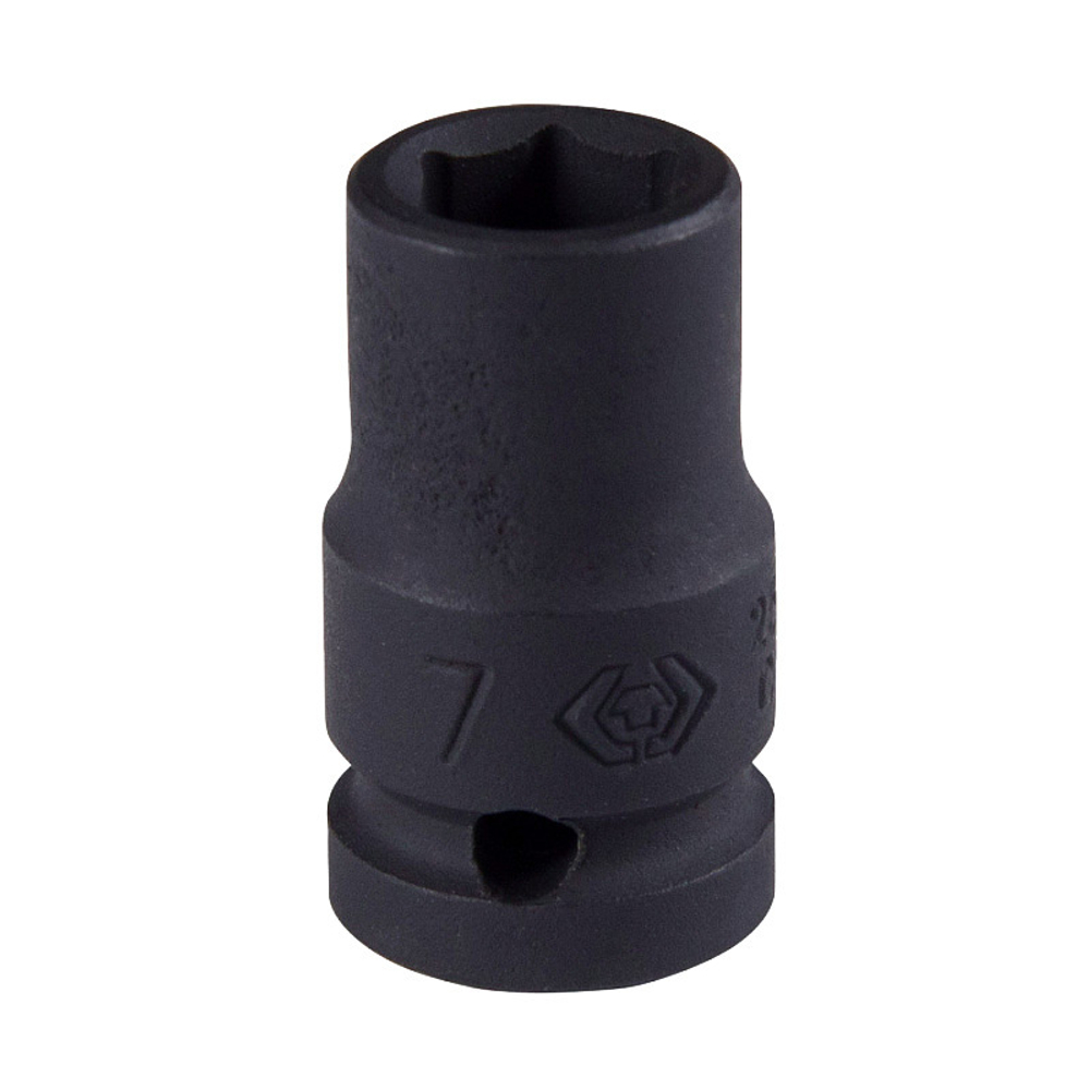 KING TONY (253507M) Головка торцевая ударная шестигранная 1/4", 7 мм