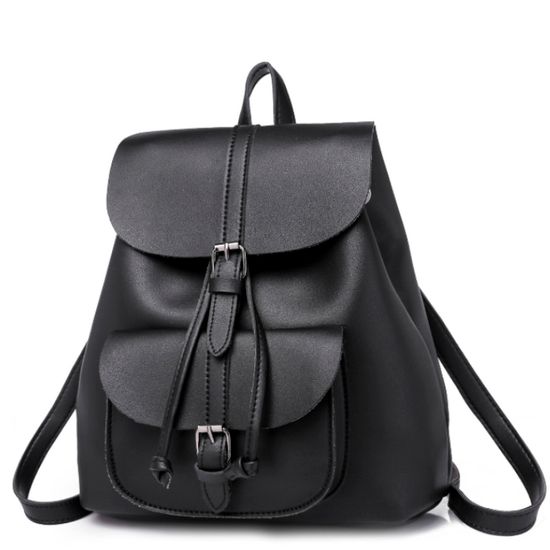 Рюкзак женский из экокожи Торба 3.0. Черный