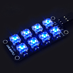 Датчик LED - 8 КУБ Синий