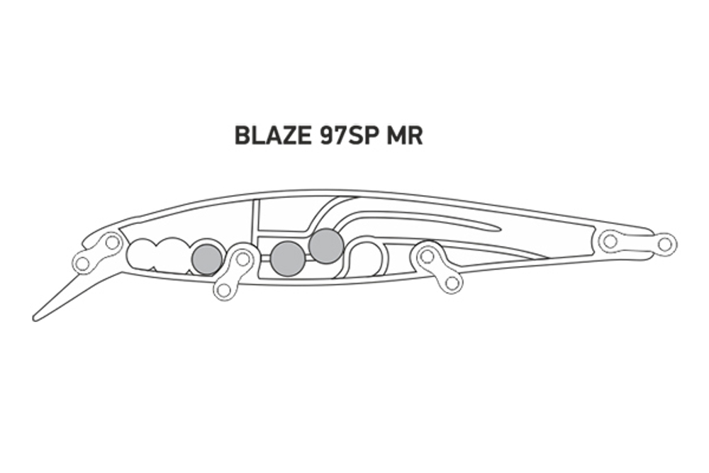 Воблер LureMax BLAZE 97SP MR-077 10г.