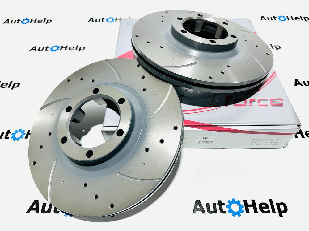 Диск тормозной перфорированный G-BRAKE GFR-02137L передний левый 277mm