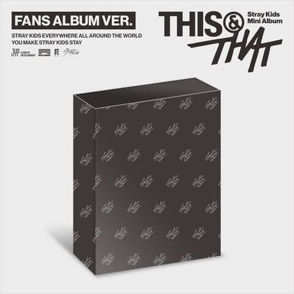 Альбом Stray Kids - THIS & THAT (FANS ALBUM Ver.) - с подарками за предзаказ