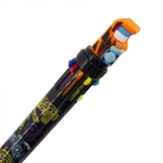 Ручка шариковая Alingar "Робо микс", автомат, 10 цветов, 0,5 мм, круглый, цветной, пластиковый корпус, картонная упаковка