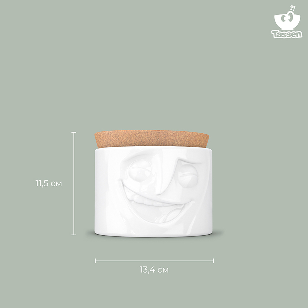 Емкость для хранения tassen cheerful, 900 мл, белая