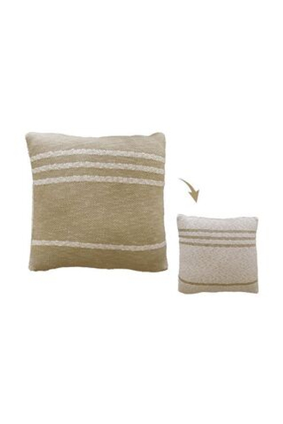 Подушка Lorena Canals Duetto Olive/Natural (40 x 40 см)