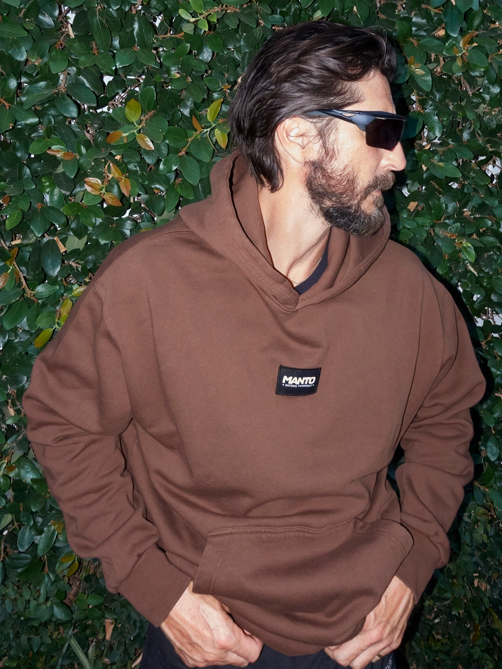Худи MANTO LABEL 25 OVERSIZE - Коричневое