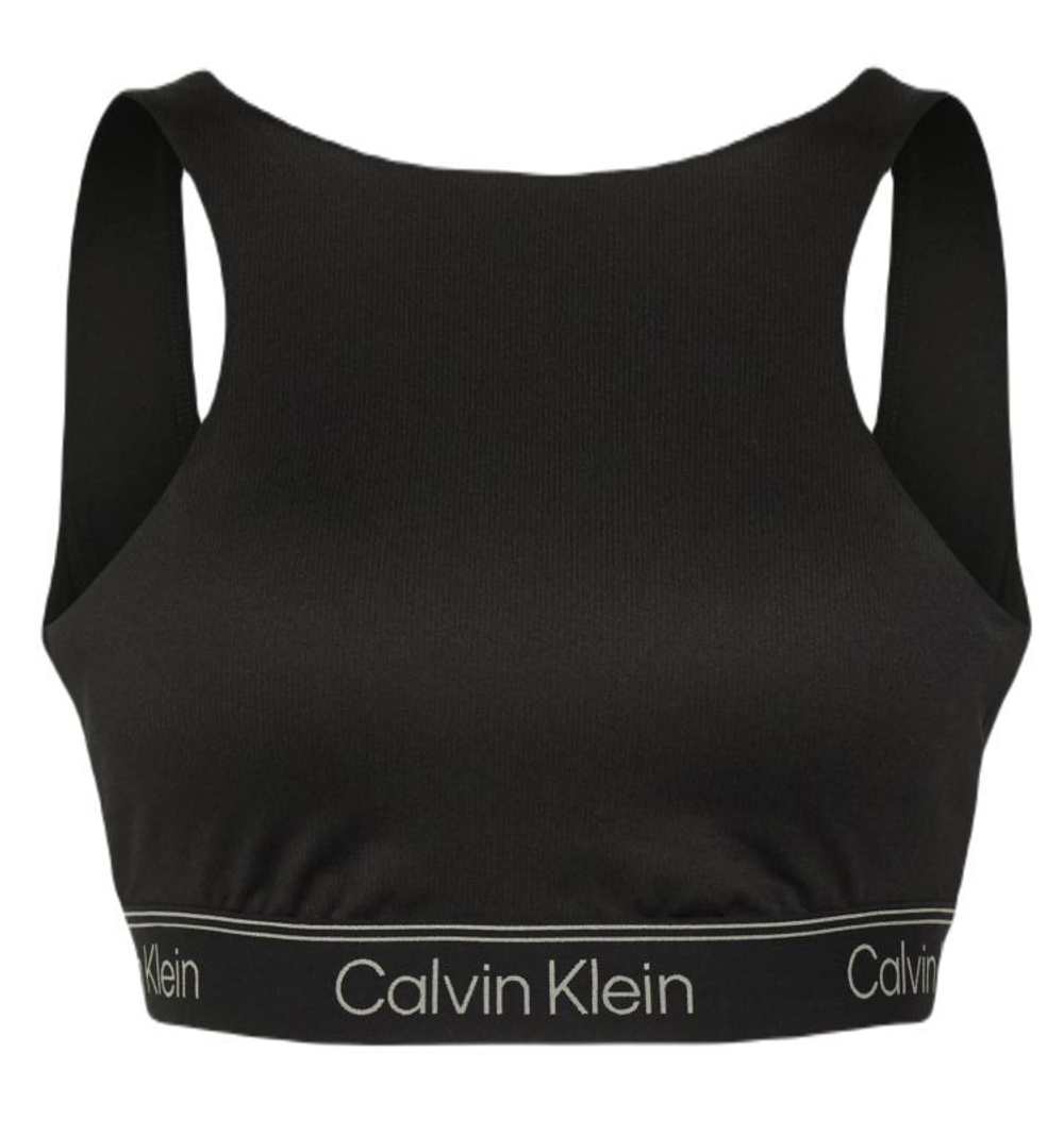 ТОП теннисный Calvin Klein Medium Support Sports Bra - black beauty