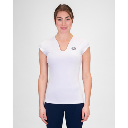 ОДЕЖДА ДЛЯ ТЕННИСА Женская, Футболка BIDI BADU CREW V NECK TEE .