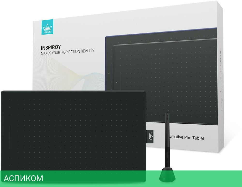 Графический планшет Huion Inspiroy черный (RTP-700)
