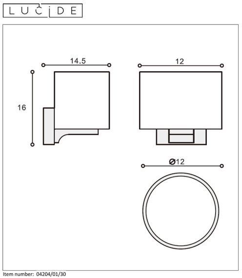 Подсветка для зеркал Lucide Jenno 04204/01/30