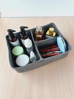 Органайзер для косметики плетеный