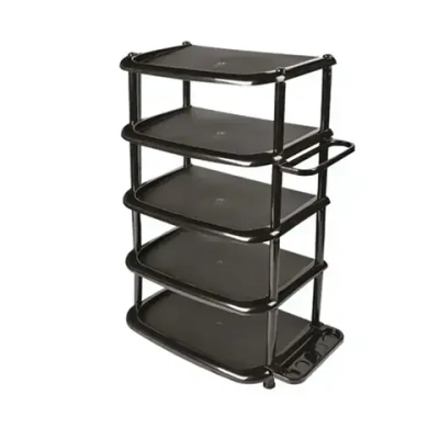 Полка для обуви 2 пары в ярусе (черный)