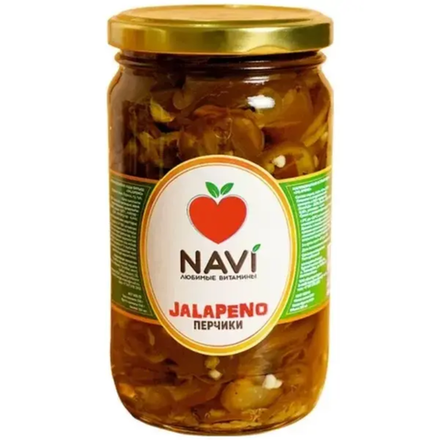 Перчики Jalapeno маринованные NAVI 350 мл