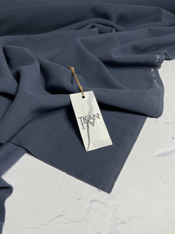 Пальтовая однотонная шерсть с кашемиром (Alta Moda, 85%шерсть/15%кашемир, Туманная сталь, 147, 560 гр/м2)