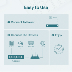 Коммутатор TP-Link TL-SG1005P