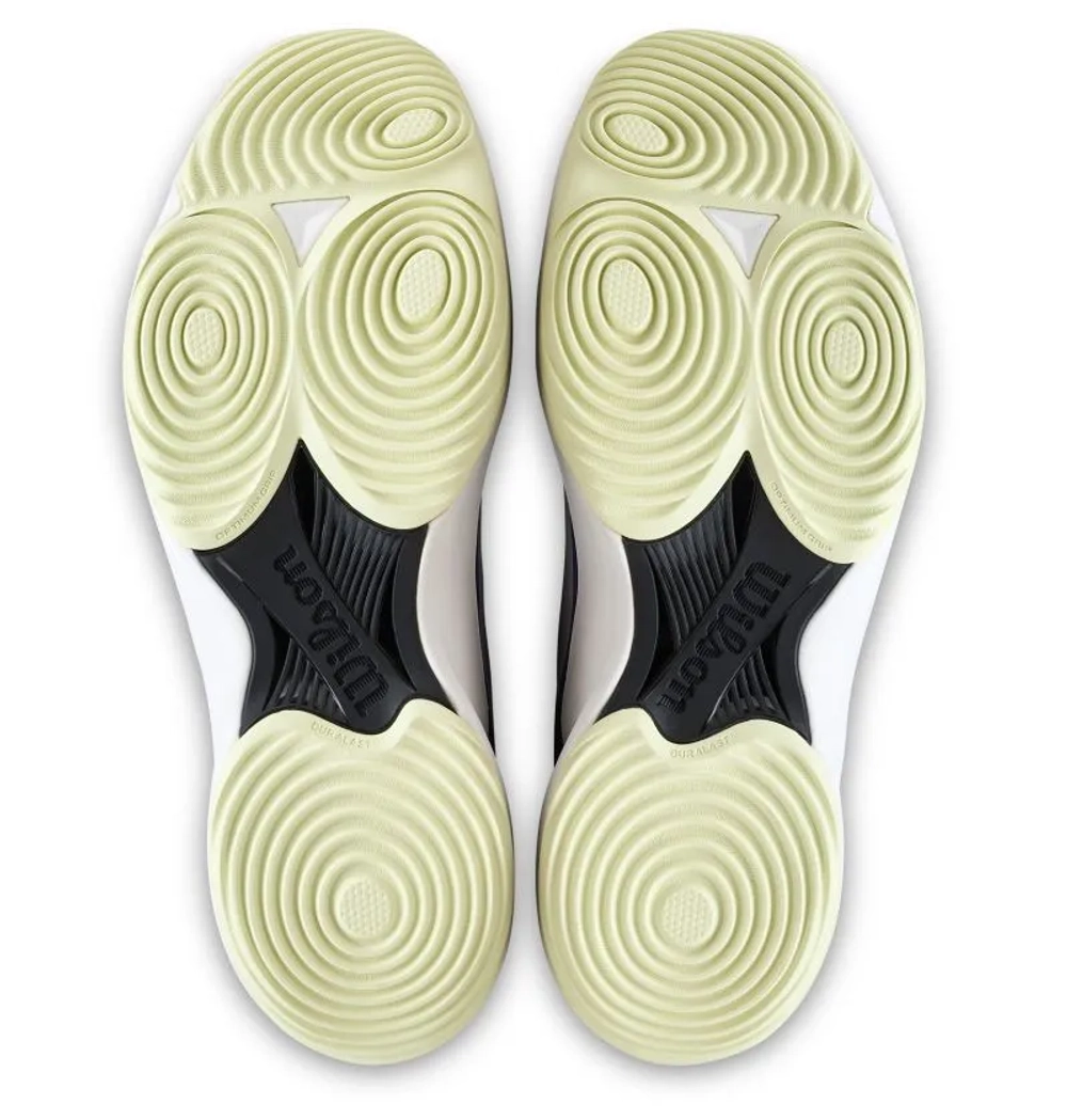Мужские кросовки для Padel Wilson Hurakn Lite - gray dawn/black/tender yellow