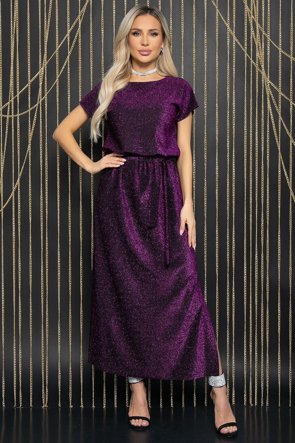 Платье Мэри (пурпурное) П12035 LT Collection