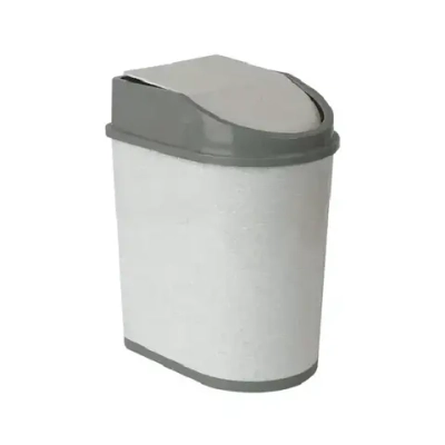 Контейнер для мусора 8л. Мраморный 0,33,19х0,25м