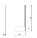 Держатель для туалетной бумаги нерж. сталь CORINTO 16929.N чёрный