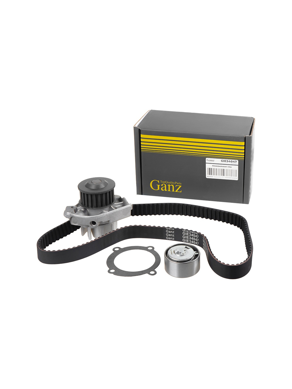 Ремкомплект ГРМ FIAT Brava/Doblo/Marea/Punto mot.1.1/1.2/1.4L 16V GANZ GIE34047