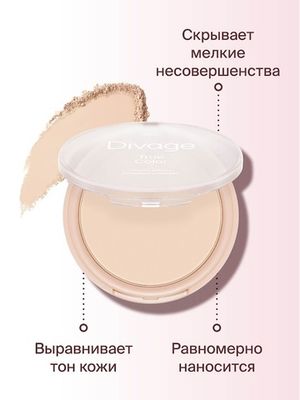 Пудра компактная TRUE COLOR DIVAGE №01 Fair