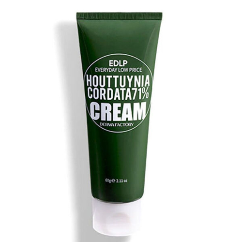 Крем для лица увлажняющий с экстрактом Хауттюйнии Derma Factory Houttuynia Cordata 71% Cream, 60г