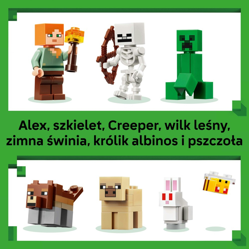 Конструктор LEGO Minecraft 21593 Выживание в первую ночь — фото 6