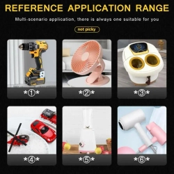 8 конические зубьев RS550 3000RPM DC 21V мотор Подходит для отвертки, бензопилы