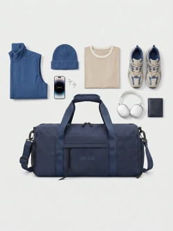 Сумка спортивная QOZA Limited Edition, тёмно-синяя, 21 л