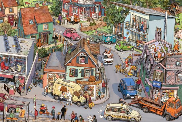 Однажды в городе. История в картинках