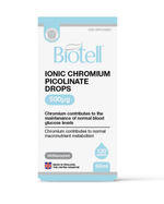 BioTell - Liquid Ionic Chromium Picolanate Drops 500 mcg per serving, 60 ml