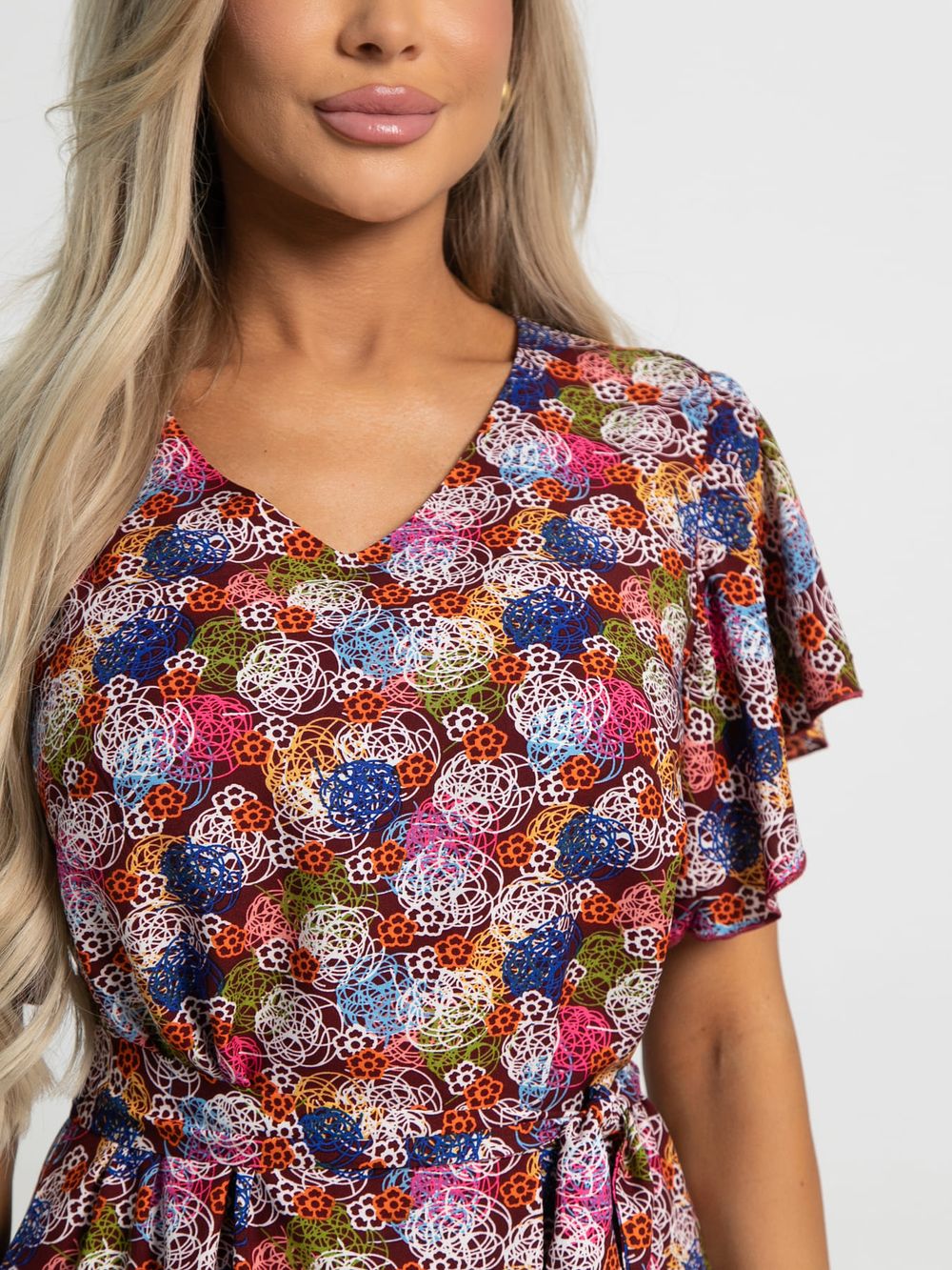Платье Южное солнце (винное) П15722-4М LT Collection