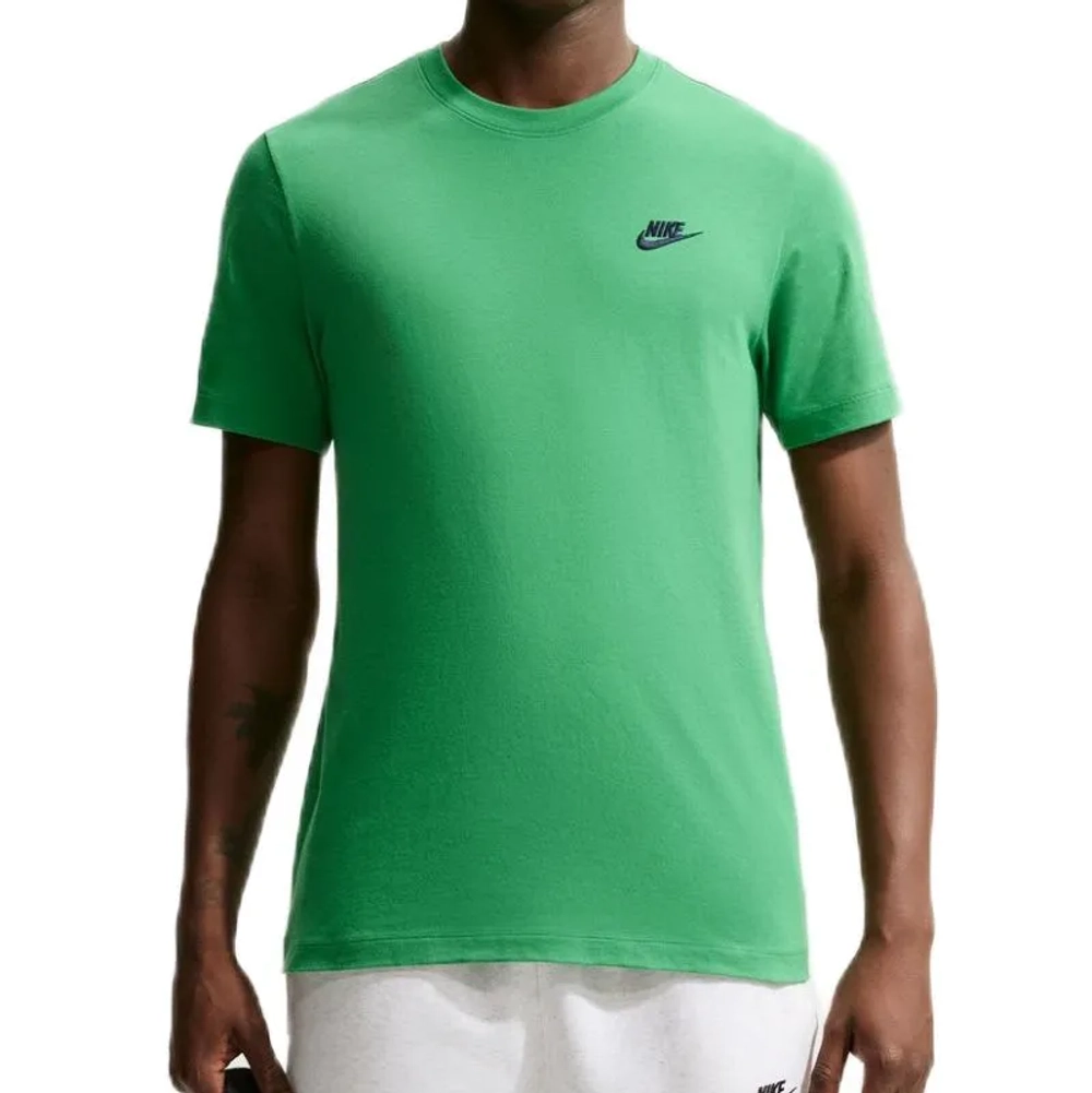 Мужская теннисная футболка Nike Sportswear Club - classic green