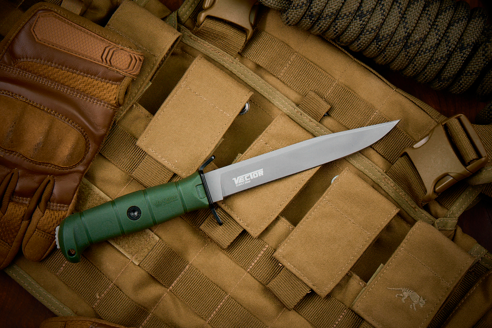 Тактический нож Vector Elmax (Cryo) TacWash Olive