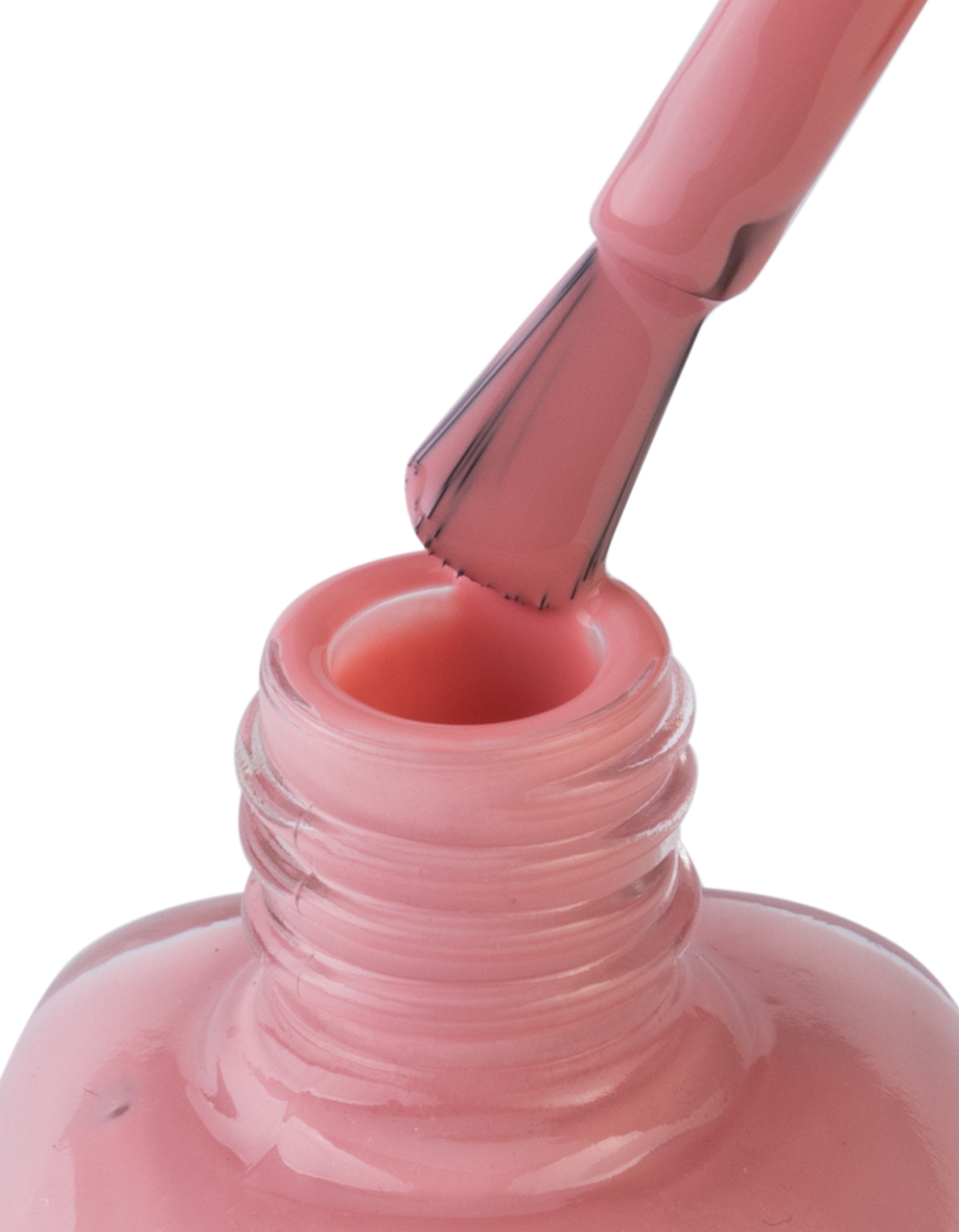 IQ Beauty Лак для ногтей профессиональный укрепляющий с биокерамикой #016, 12.5 мл Пыльная роза