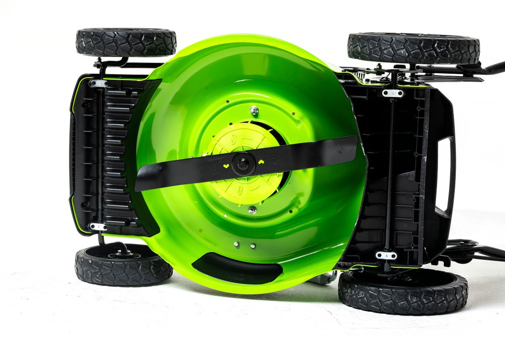 Аккумуляторная газонокосилка Greenworks GD40LM46HPK5, 40v, 46 см, (2514407UG5А), с аккумулятором 5 А·ч и быстрым зарядным устройством