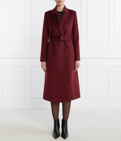 Хлопковое пальто Patrizia Pepe - бордовый(2O0120 A171)
