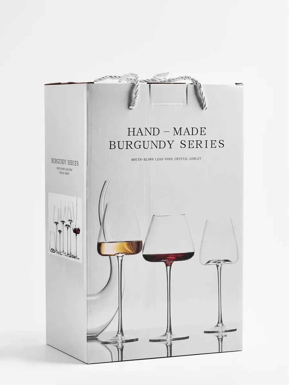 Набор бокалов для вина на длинной ножке 2 шт