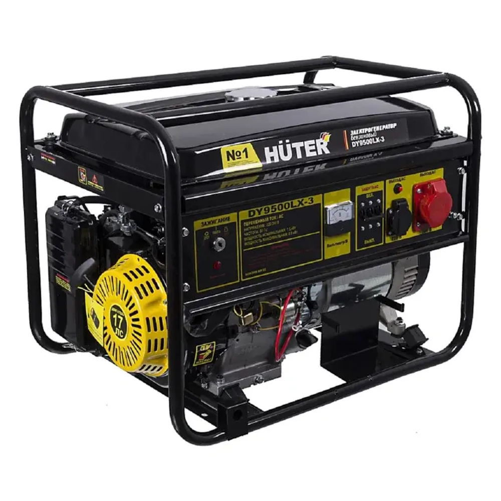 HUTER DY9500LX-3 бензиновый генератор 64/1/41